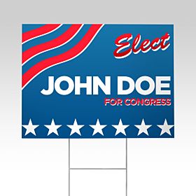 Custom-printed, wholesale coroplast signs from 4over.com
