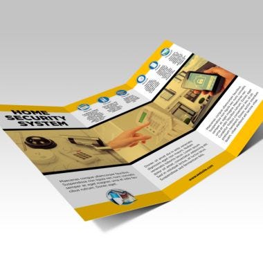 Custom-printed, wholesale tri-fold brochures from 4over-printing.com
