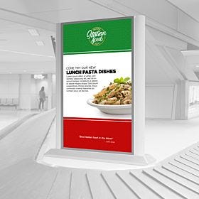 Custom-printed, wholesale backlit posters from 4over.com