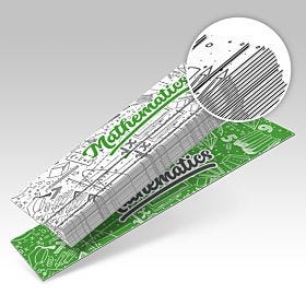 Custom-printed, wholesale black edge bookmarks from 4over