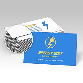  Custom-printed, wholesale black edge business cards from 4over-printing.com
