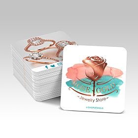 Wholesale, full-color Foil Worx social cards from 4over.com