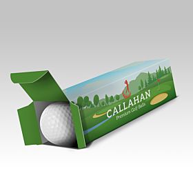 Custom-printed, wholesale golf ball boxes from 4over-printing.com