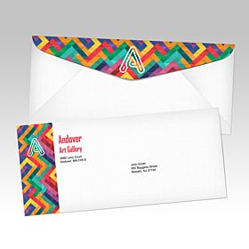 Custom-printed, wholesale linen uncoated envelopes from 4over