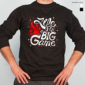  Custom-printed, wholesale mens long sleeve t-shirts from 4over-printing.com
