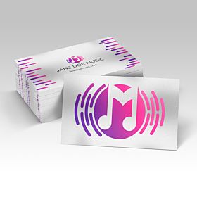  Custom-printed, wholesale raised foil business cards 4over-printing.com


