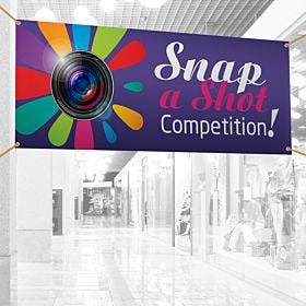 Custom-printed, wholesale premium vinyl banners from 4over.com