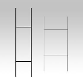 Custom-printed, wholesale H-stakes and rider clips from 4over.com