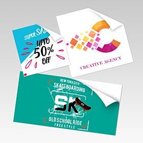 Custom-printed, wholesale standard stickers  from 4over-printing.com