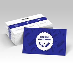 Custom-printed, wholesale suede business cards from 4over-printing.com
