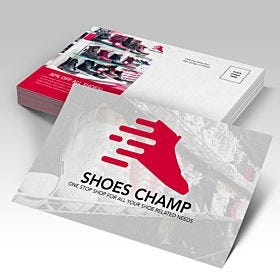 Custom-printed, wholesale suede postcards from 4over-printing.com
