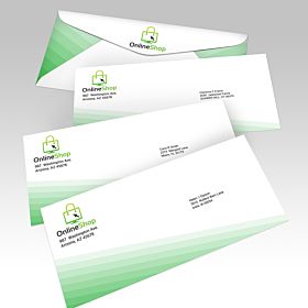 Custom-printed, wholesale variable addressing envelopes from 4over