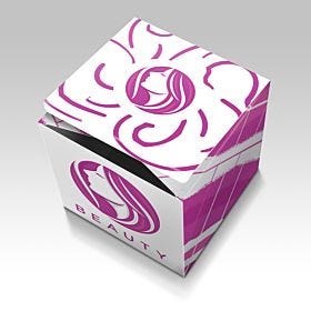 Custom-printed, wholesale cube boxes from 4over-printing.com