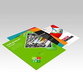 Custom-printed, wholesale flat flyers and brochures from 4over-printing.com