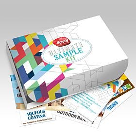 Custom-printed, wholesale print sample kits from 4over.com
