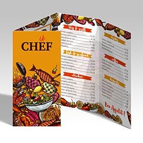 Custom-printed, wholesale specialty folds brochures from 4over-printing.com